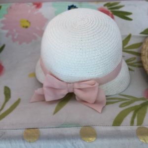 NWT Janie and Jack girls Easter hat